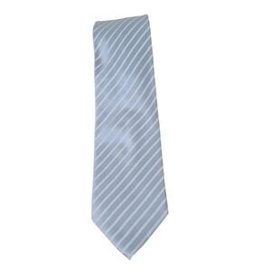Donald J Trump‎ Signature Collection Gray Striped 100% Silk Men's Tie